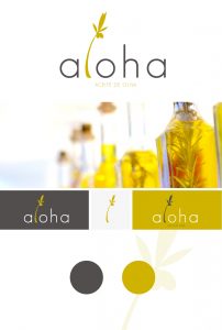 logotipo aceite aloha