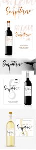 diseño etiquetas de vino sempiterno
