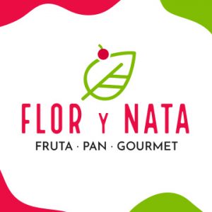 Branding, identidad corporativa para la frutería y productos gourmet flor y nata